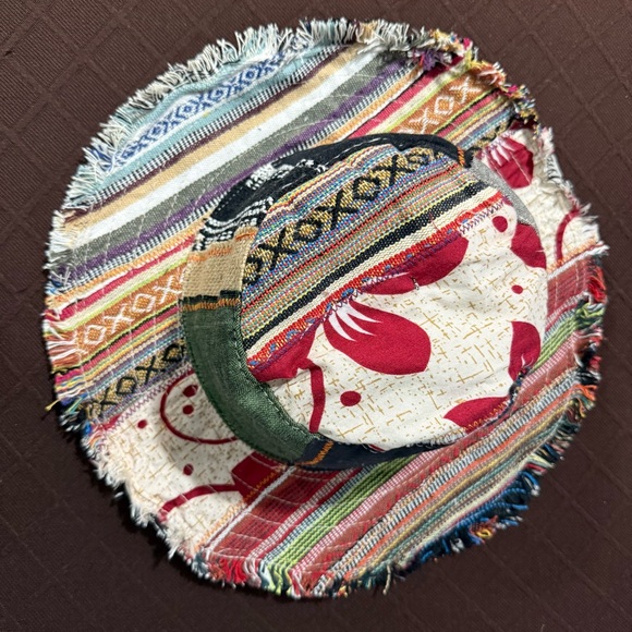 Himalayan Hemp Hippie Boho Design Sunhat Sustainable and Eco Friendly - Picture 4 of 5